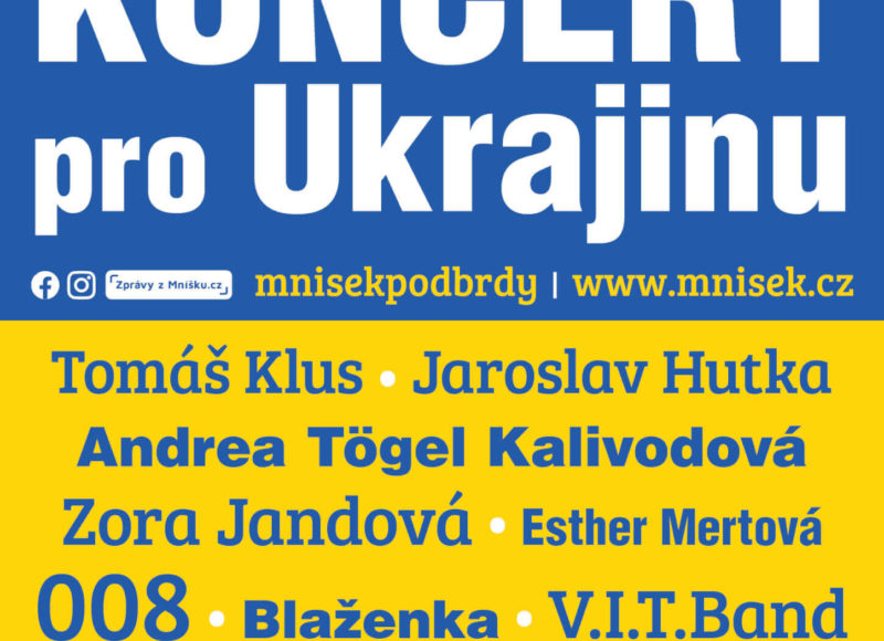 Koncert pro Ukrajinu – Mníšek pod Brdy